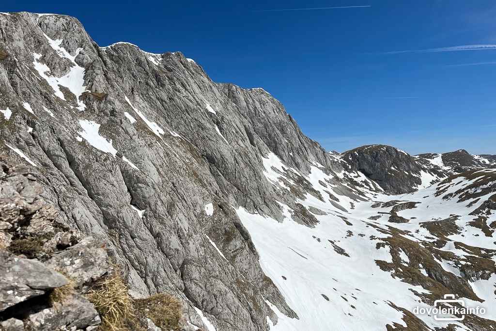 Južné steny Hochschwabu sú populárnym lezeckým terénom.