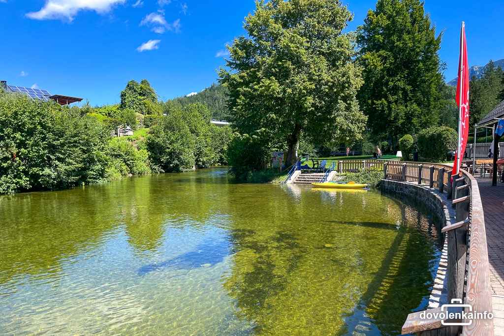 Prechádzky v Lunz am See - menšej obci pri jazere.
