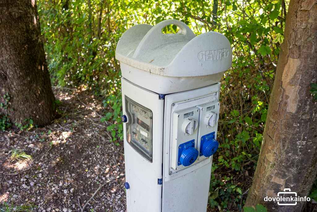 Elektrické prípojky v Lido Lido Lillà Camping & Bar.