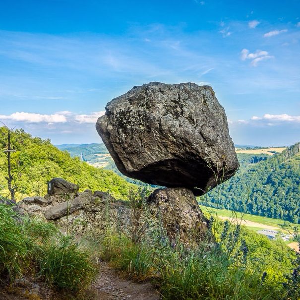 Skalný hríb Čertova skala, Slovensko