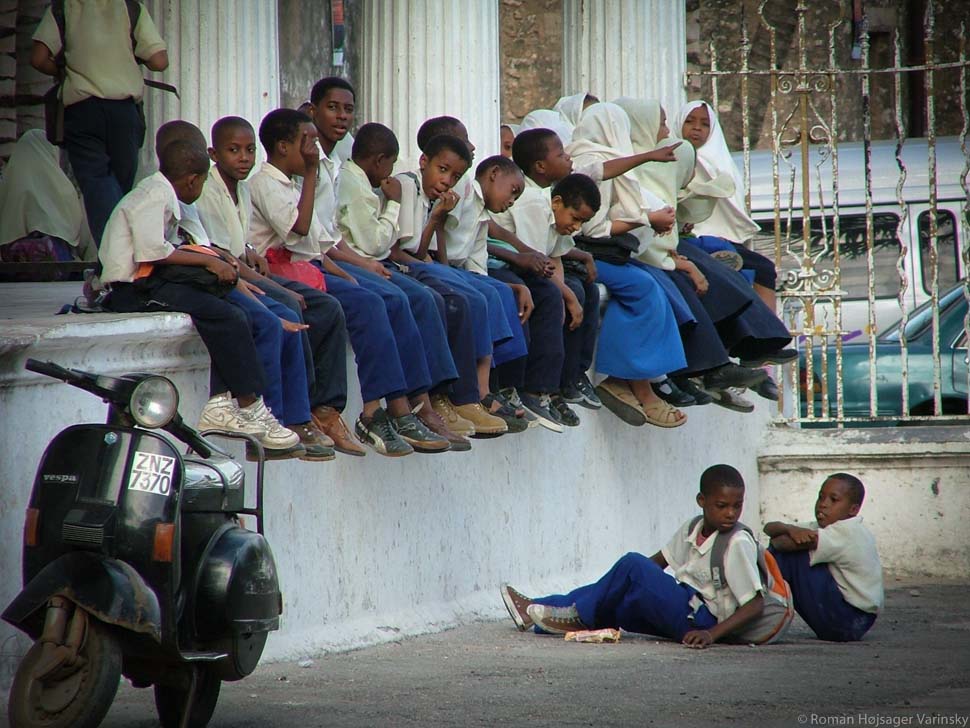 Školáci z Tanzánie