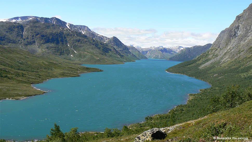 Jazero Gjende - Bessegen, Nórsko - fotografia týždňa