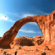 Najväčšia hojdačka na svete, Corona Arch, Utah, USA