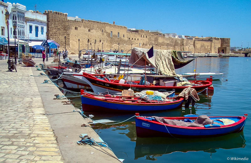 Prístav v Bizerte, Tunisko