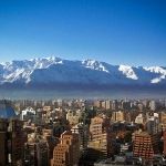 Santiago de Chile v zime